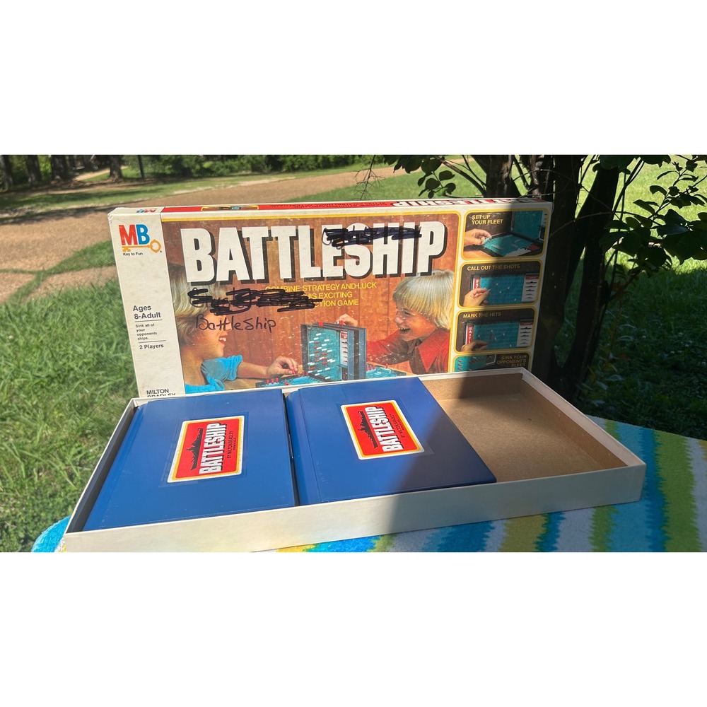 Vintage 1978 Battleship Milton Bradley Classic Naval Combat Game Military